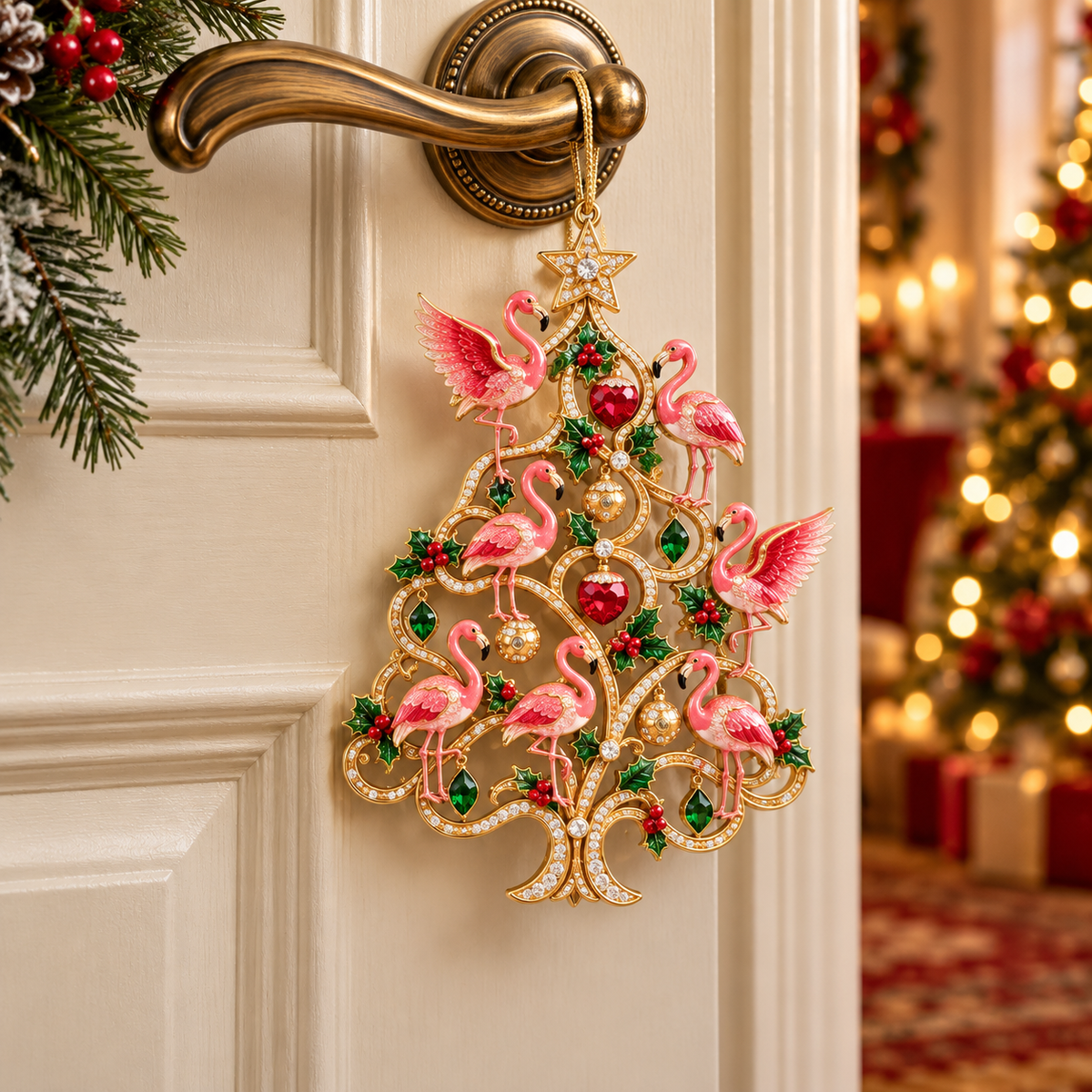 Jeweled Songbird Christmas Tree Ornament Collection – 4 Collectible Crystal-Style Designs