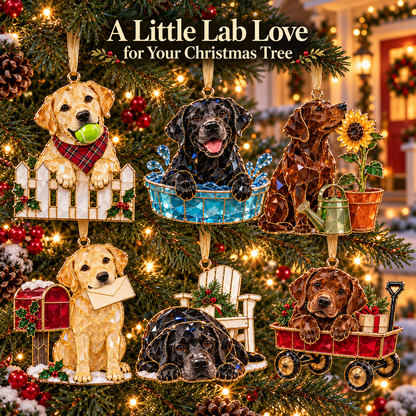 Labrador Retriever Christmas Ornaments – 6 Charming Designs for Lab Lovers