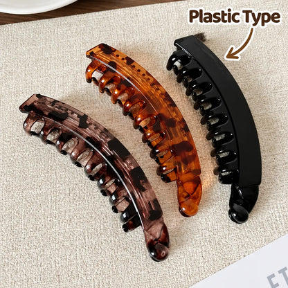 3 PCS Banana Hair Clips for Women, Cute and Stylish French Hair Claw Clips✨ - image 11