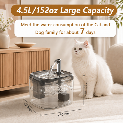 1.5L USB Automatic Cat Water Fountain with Filter for Cats and Small Dogs - image 10