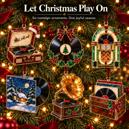 Vintage Music Christmas Ornaments – 6 Nostalgic Designs for Music Lovers