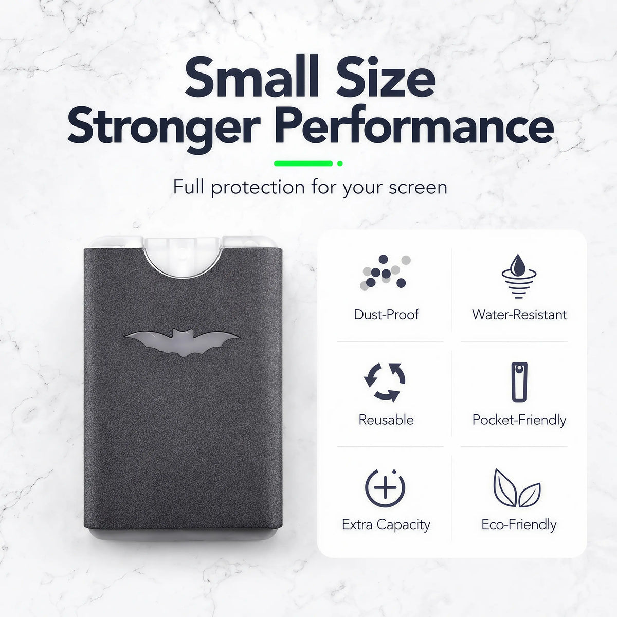 Portable Screen Cleaner Spray with Microfiber Cloth, Nano Streak-Free Cleaning 🧼 - image 2