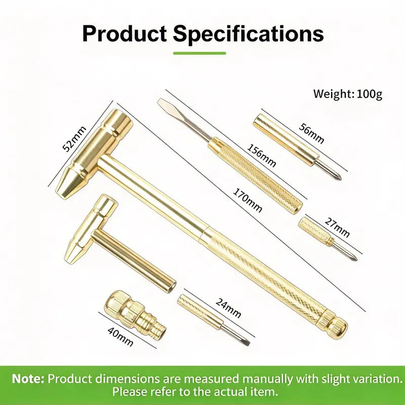 6 in 1 Mini Multifunction Hammer & Screwdriver Hand Tools Ideal 🛠️