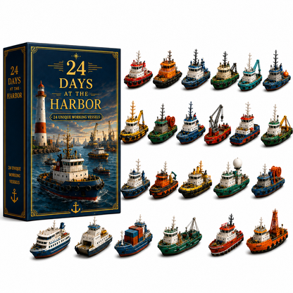 24 Days at the Harbor – 24 Unique Working Vessels 24-Day Countdown Calendar