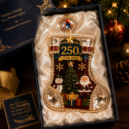 ✨Crystal Christmas Stocking Ornament