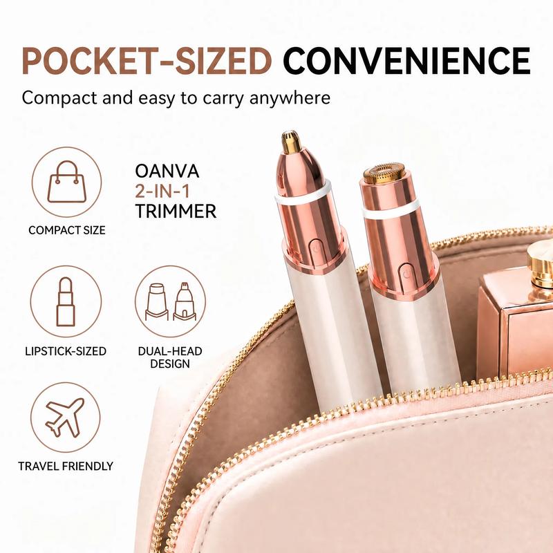 🔥2-in-1 Women's Eyebrow and Facial Hair Removal Device - image 5