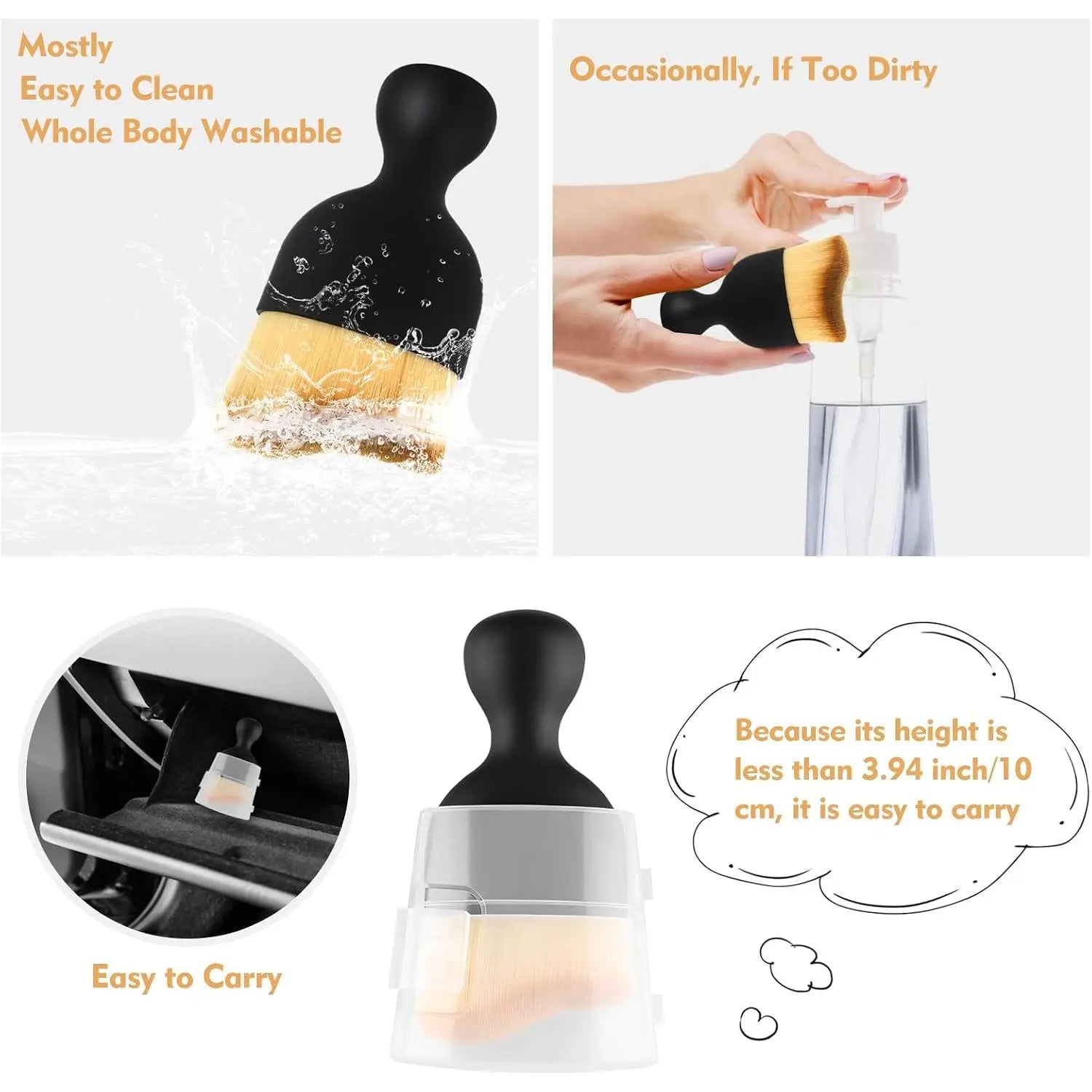 Car Air Conditioner Outlet Dashboard Cleaning Brush Auto Interior Dust Brush🧹 - image 6