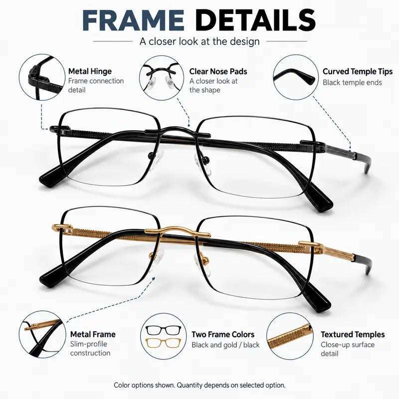 Unisex Progressive Multifocal Photochromic Reading Eyeglasses 👓