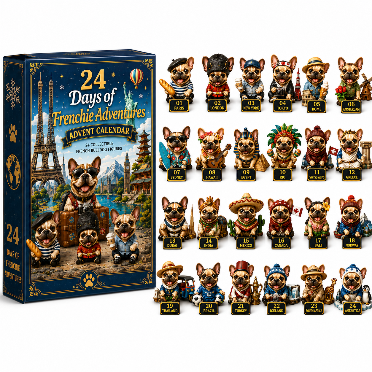 24 Days of Frenchie Adventures Advent Calendar 2026