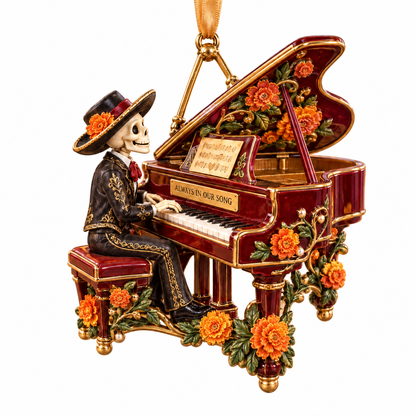 Día de Muertos Musical Ornaments –  Marigold & Melodies of Remembrance Keepsake Collection