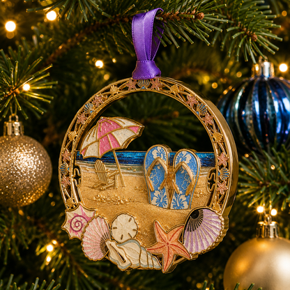🔥LAST DAY 50% OFF✨Beach vacation style Christmas tree ornament