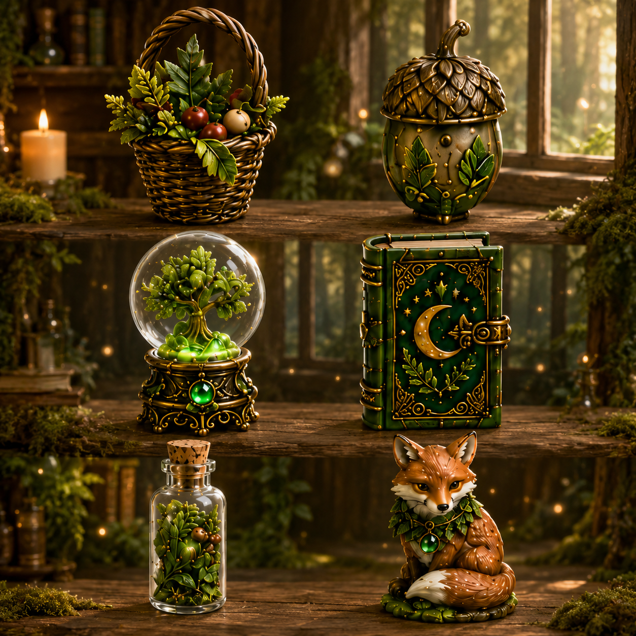 24 Days of Forest Magic – Witchy Crystal Miniature Countdown Calendar 2026