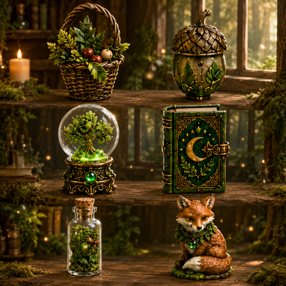 24 Days of Forest Magic – Witchy Crystal Miniature Countdown Calendar 2026