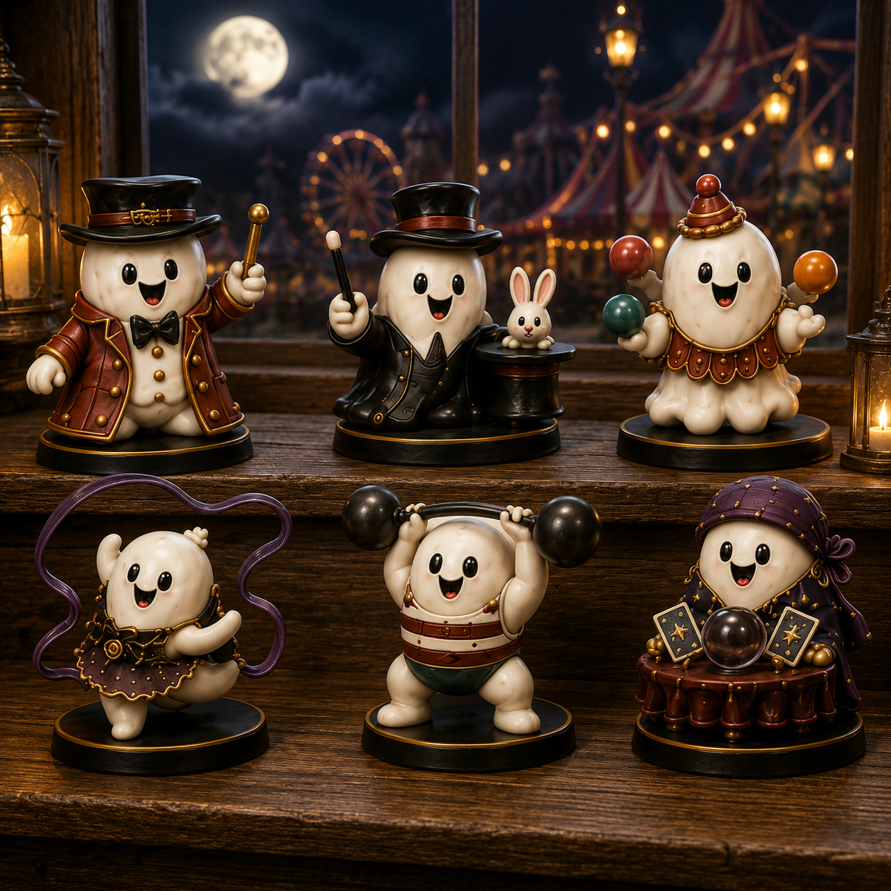 🎃 24-Day Halloween Advent Calendar – 24 Nights of Spooky Carnival Surprises, Collectible Figures & Magical Fun