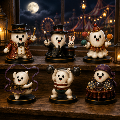 🎃 24-Day Halloween Advent Calendar – 24 Nights of Spooky Carnival Surprises, Collectible Figures & Magical Fun