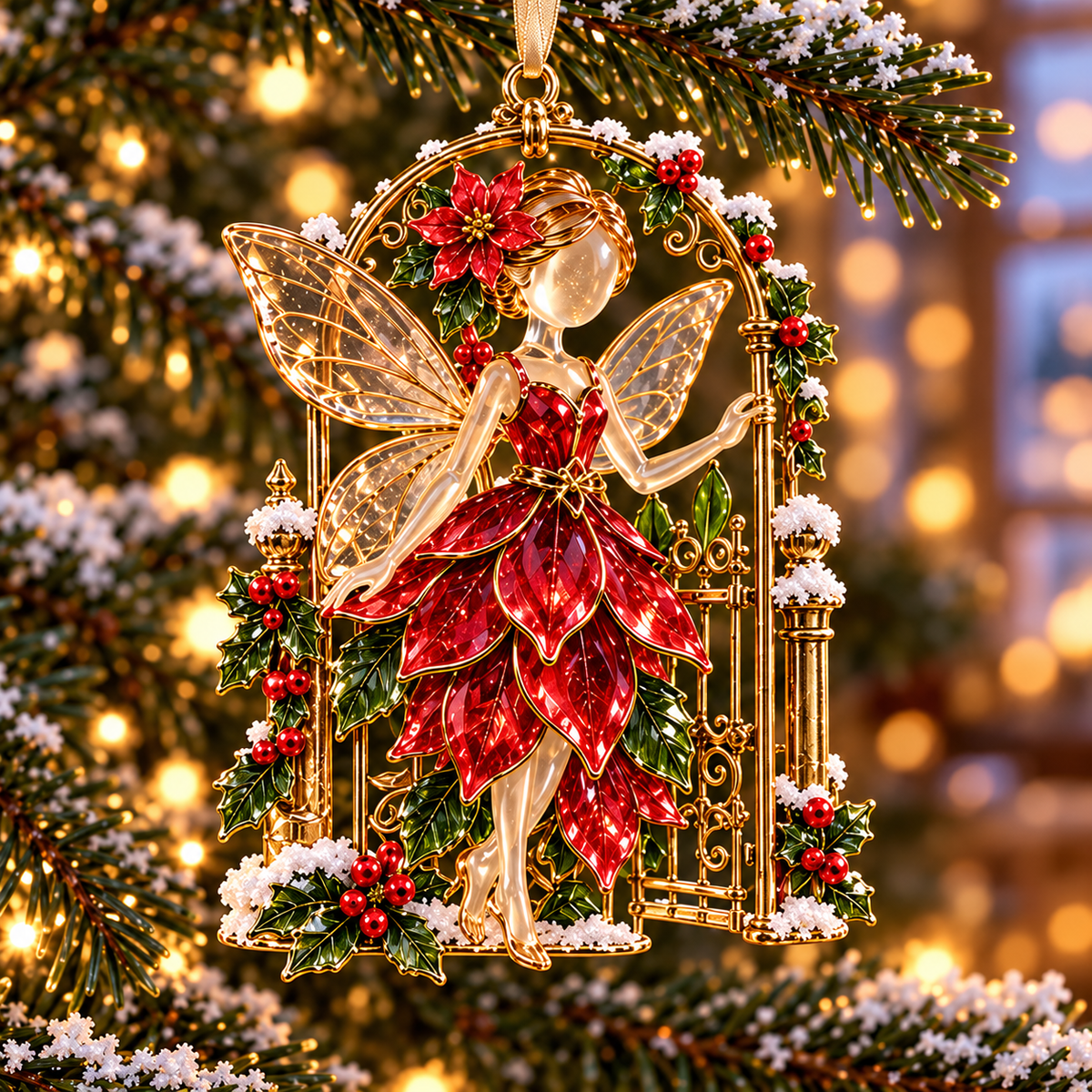 Winter Garden Fairies – 6 Enchanting Christmas Ornament Designs