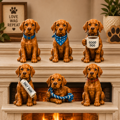 Everyday Vizsla Advent Calendar 2026 – 24 Days of Adorable Vizsla Miniatures, Daily Dog Moments & Perfect Gifts for Vizsla Lovers, Acrylic Charms Blind Box