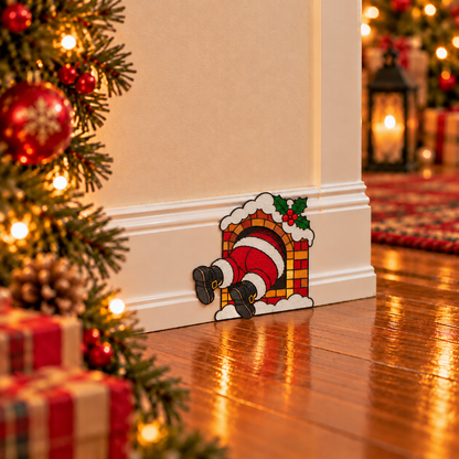 Funny Christmas Baseboard Decorations – 5 Playful Holiday Designs