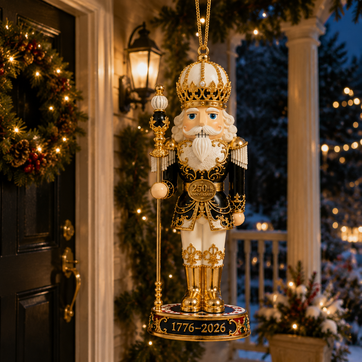 🔥Last 30 pcs✨⏰ Limited anniversary edition✨2026 America 250th Anniversary Imperial Nutcracker King Ornament