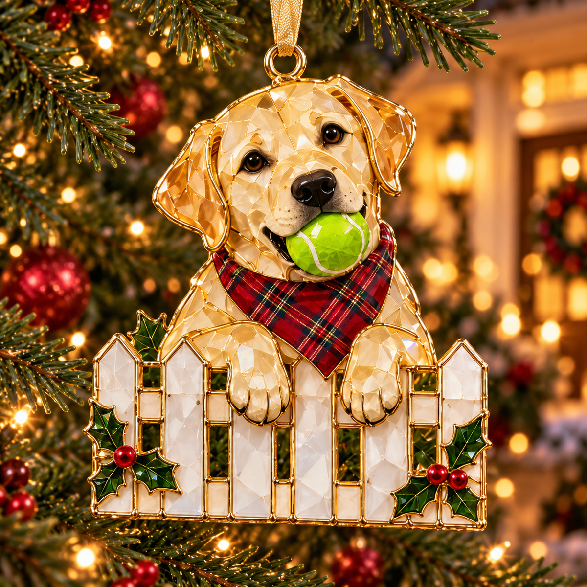 Labrador Retriever Christmas Ornaments – 6 Charming Designs for Lab Lovers