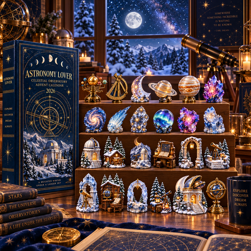 24 Nights Beneath the Stars — Astronomy Lover Celestial Observatory Advent Calendar 2026