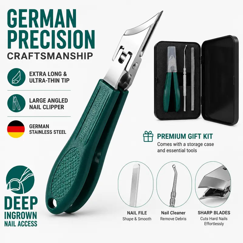 Eagle Beak Beveled Nail Clippers | Premium 3-Piece Grooming Kit ✂️🛡️ - image 10