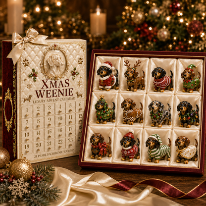 🔥Last 30 pcs✨⏰Last day 50% off🔥✨24-Day Advent Calendar - Dachshund