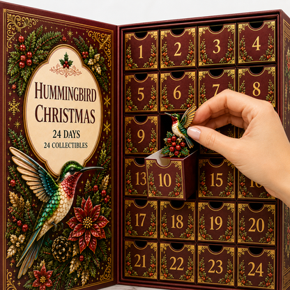 🔥Last 50 pcs✨⏰Last day 50% off🔥✨24-Day Advent Calendar - Hummingbird