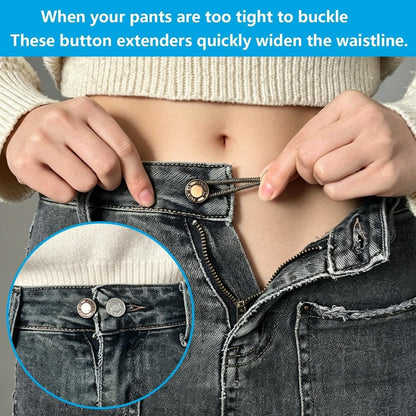 👖 8-Piece Metal Button Extenders for Jeans & Pants - image 2