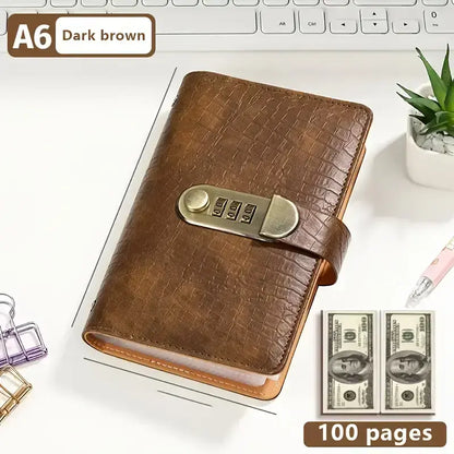 100-Transparent-Pocket Currency Collectors Album, Top-Grade PU Leather, Password Lock💵 - image 13