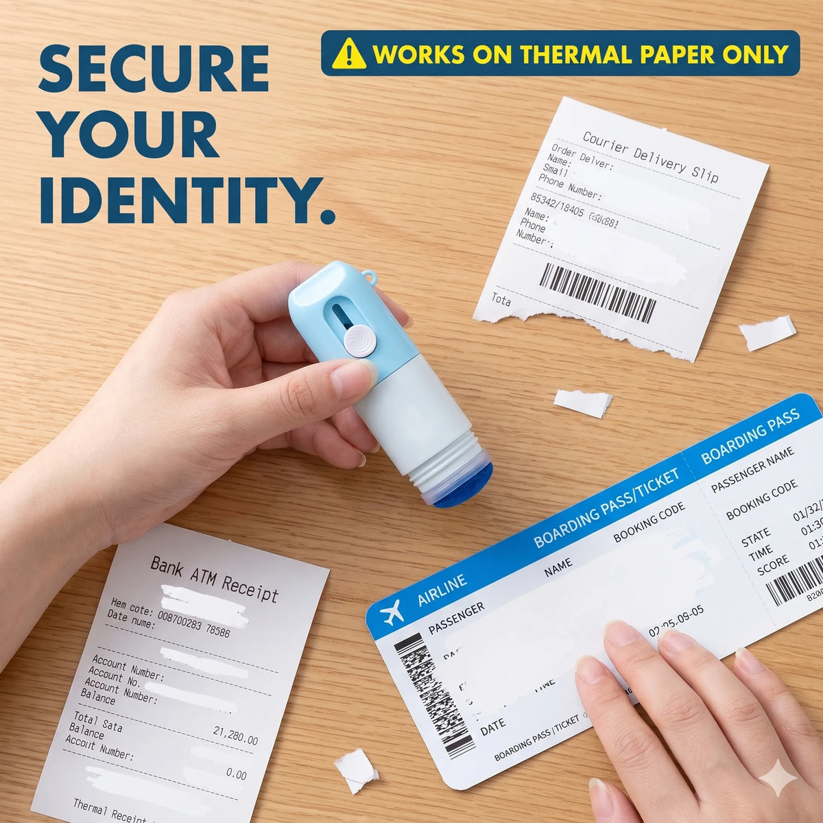 2-in-1 Box Cutter & Thermal Paper Eraser - image 6