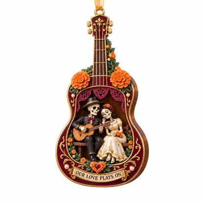 Día de Muertos Musical Ornaments –  Marigold & Melodies of Remembrance Keepsake Collection