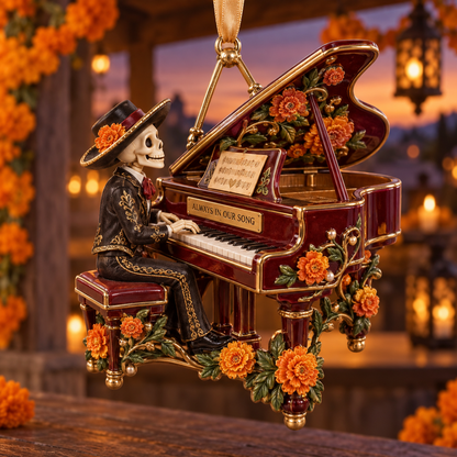 Día de Muertos Musical Ornaments –  Marigold & Melodies of Remembrance Keepsake Collection