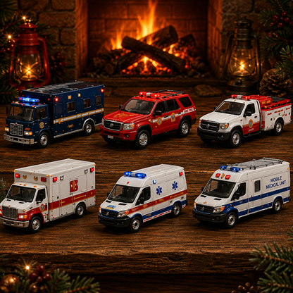 2026 Rescue Vehicles Advent Calendar – 24 Days of Emergency Vehicle Surprises