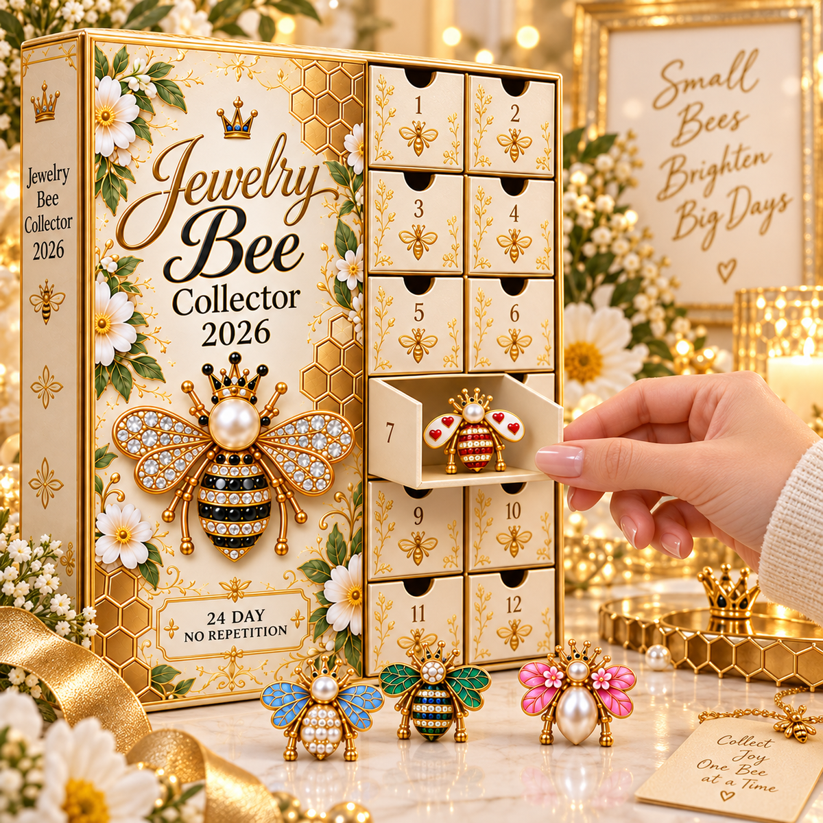 24 Days of Sparkle — Jewelry Bee Collector Advent Calendar 2026