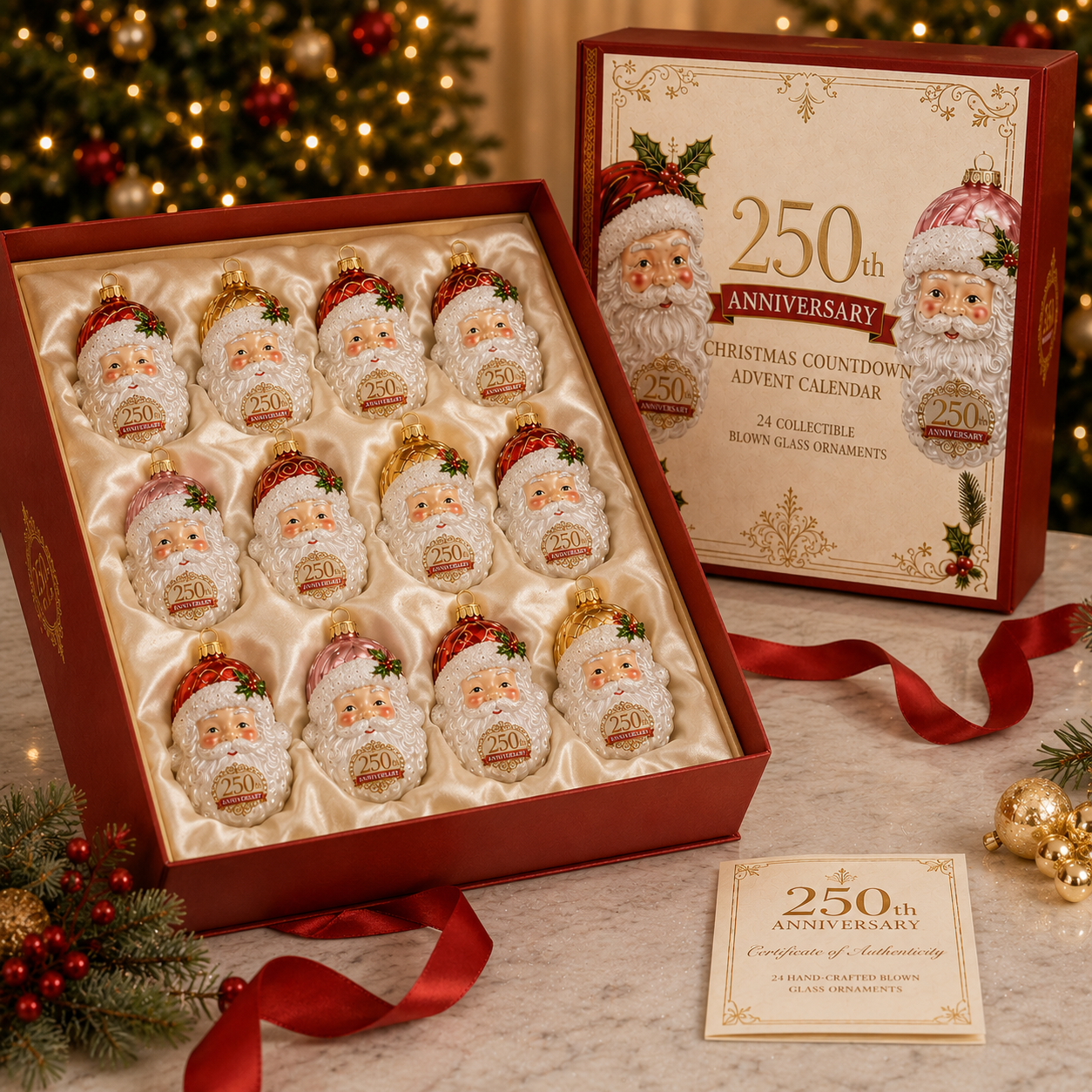 ✨Santa Claus  Christmas 24-Day Countdown Calendar