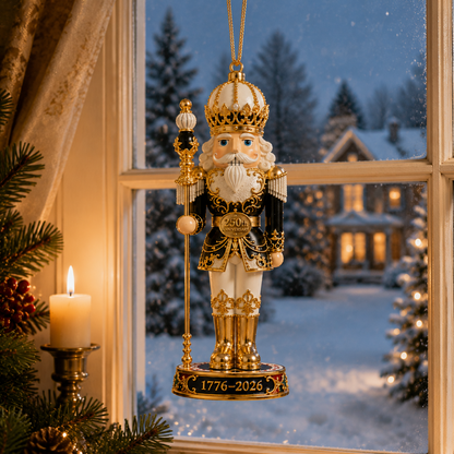 🔥Last 30 pcs✨⏰ Limited anniversary edition✨2026 America 250th Anniversary Imperial Nutcracker King Ornament
