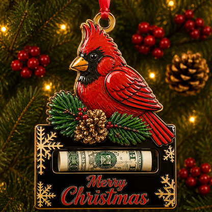 🔥Last 50pcs✨⏰ Limited anniversary edition✨Christmas Cash Holder Ornament