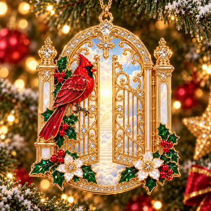 Cardinal Christmas Ornament –  Red Bird Holiday Keepsake, Meaningful Memorial Gift for Family & Loved Ones
