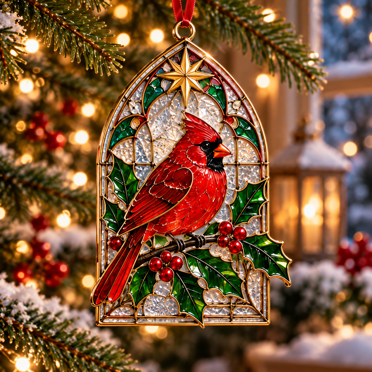 2026 Feathered Christmas Jewels – 6-Piece Bird Ornament Gift Set
