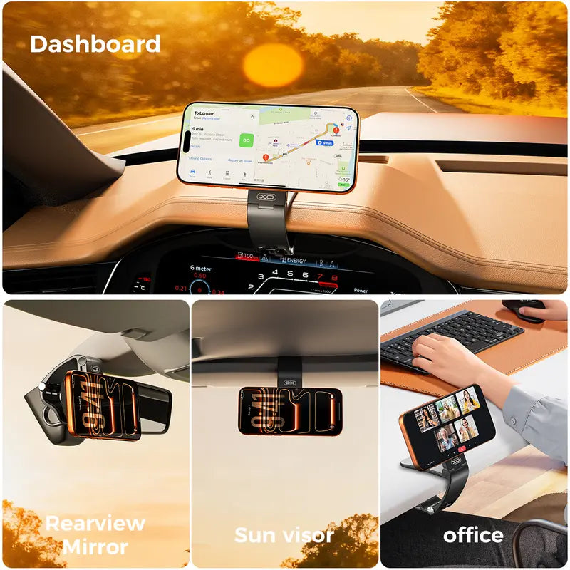 Strong Magnet Magnetic Cellphone Car Mount - Hands-Free Phone Holder, 95° Adjustable - image 8