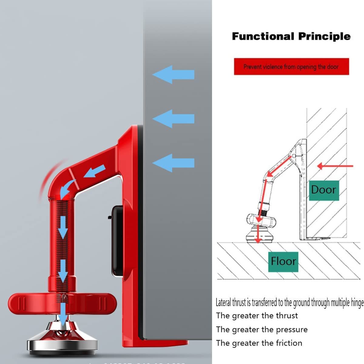 Portable Door Security Lock, Door Jammer - image 7
