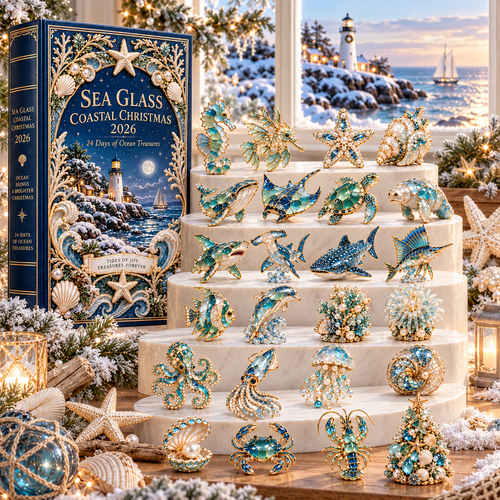 24 Days of Ocean Treasures — Sea Glass Coastal Christmas Advent Calendar 2026