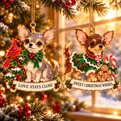 Chihuahua Christmas Ornaments 🎄🐶 | 6 Festive Designs