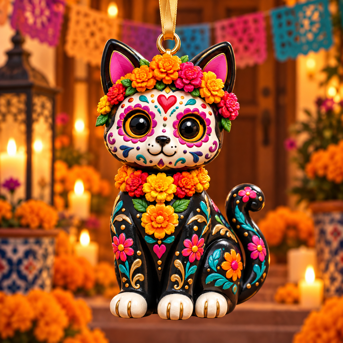2026 Día de Muertos Ornaments – Folk Art Keepsake Collection Celebrating Love & Remembrance