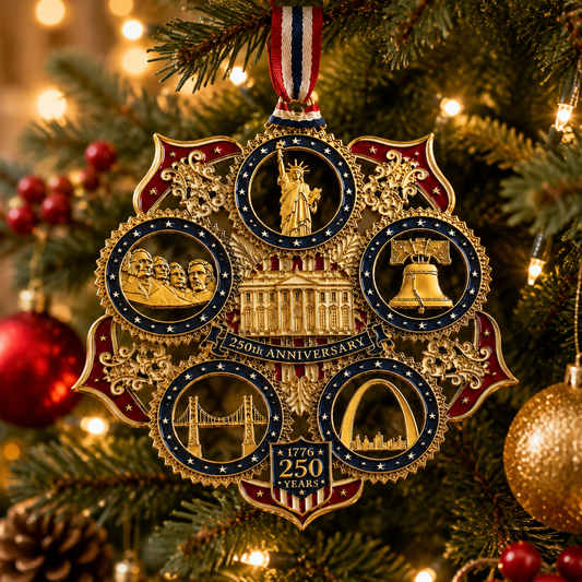 🔥LAST DAY 50% OFF✨250th Anniversary Christmas Tree Ornament