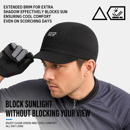 🔥HOT SALE🔥💯Quick-Dry Breathable Helmet Liner Sun Visor Skull Cycling Cap - image 3