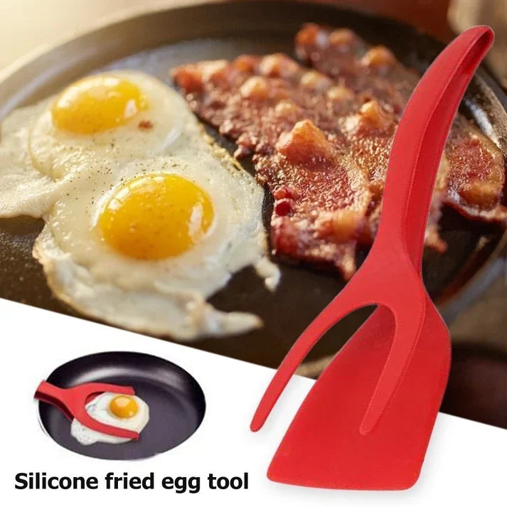 Grip & Flip Spatula Tongs - Sturdy, Durable Non-Stick Egg Flipper & Food Turner🥢 - image 9