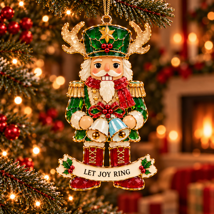 2026 Nutcracker Christmas Ornament Collection – 6 Festive Designs with Golden Details & Heartfelt Wishes