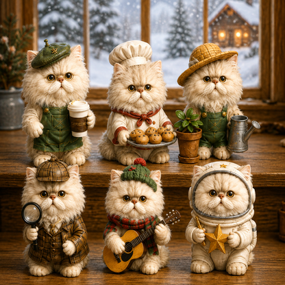 24 Days of Persian Jobs – 24 Unique Collectible Cat Figurines